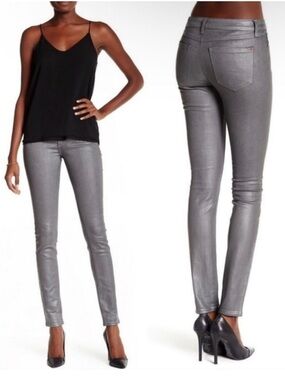 Spanx Slim X Coated Skinny Jeans - 27